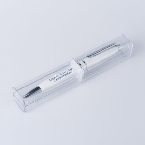 OFF_8381 | โรงงานผลิตปากกาพร้อมสกรีนโลโก้ - PEN-PERFECT Pen Free Package 1 (ทรง 4 เหลี่ยม)