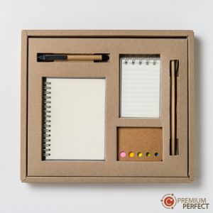 GF 2 | โรงงานผลิตปากกาพร้อมสกรีนโลโก้ - PEN-PERFECT gift set สมุดโน๊ต