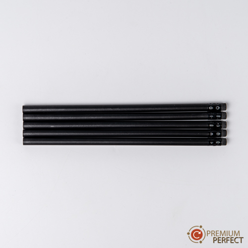 ดินสอไม้หกเหลี่ยม สีดำ