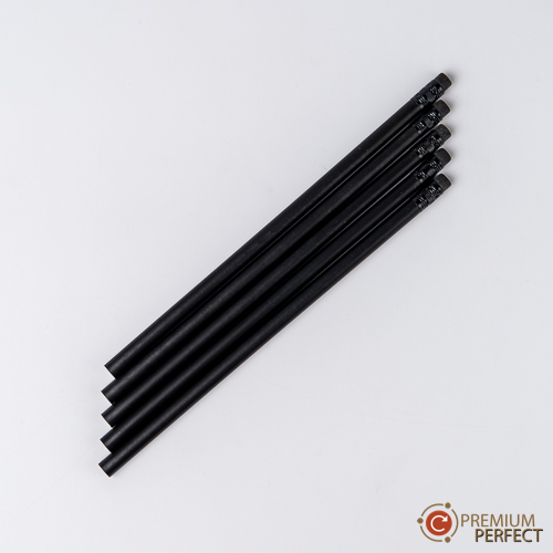 ดินสอไม้หกเหลี่ยม สีดำ