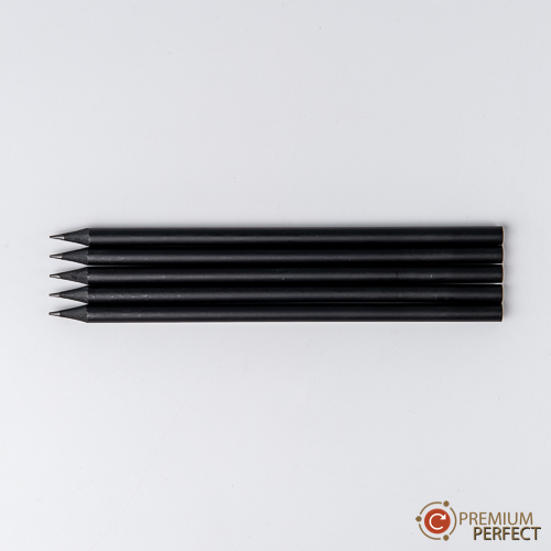 ดินสอไม้หกเหลี่ยม สีดำ