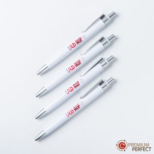 ผลงาน ปากกาพลาสติก AUF | โรงงานผลิตปากกาพร้อมสกรีนโลโก้ - PEN-PERFECT ผลงาน ปากกาพลาสติก AUF