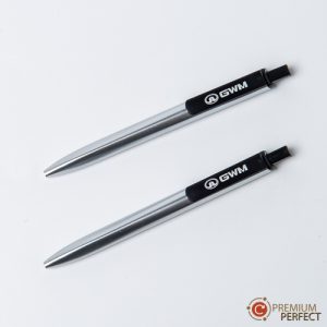 ผลงาน ปากกาพลาสติก GWM | โรงงานผลิตปากกาพร้อมสกรีนโลโก้ - PEN-PERFECT ผลงาน ปากกาพลาสติก GWM
