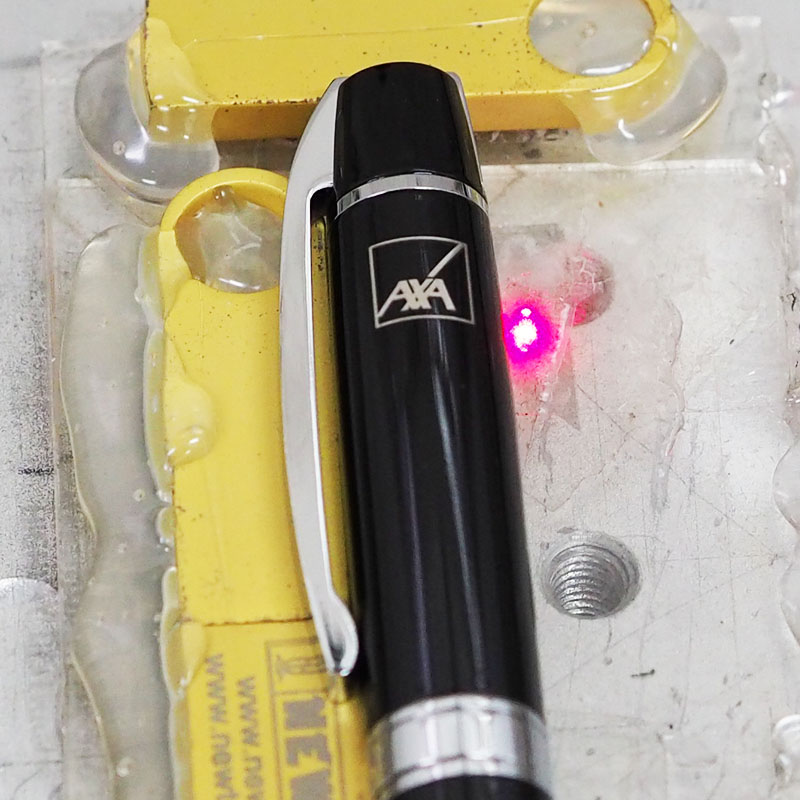 ผลงาน ปากกาโลหะ สกรีนโลโก้ AXA ผลงาน ปากกาโลหะ สกรีนโลโก้ AXA