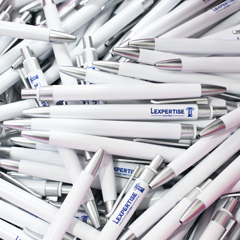 ผลงานปากกา สกรีนโลโก้ LEXPERTISE