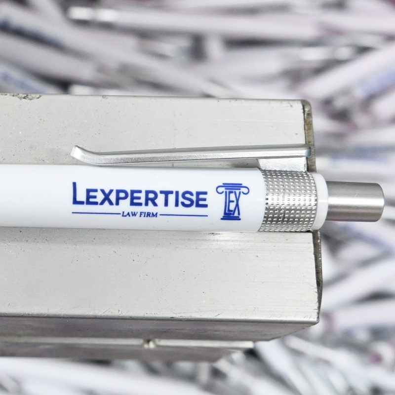 ผลงานปากกา สกรีนโลโก้ LEXPERTISE